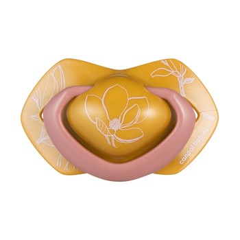 Canpol Babies Gold, smoczek silikonowy Light touch, symetryczny 6-18 m, różowy, 2 szt.