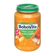 alt BoboVita, obiadek bukiet warzyw z kurczakiem, 8m+, 190 g