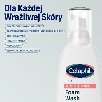 Cetaphil PRO Redness Control, pianka do mycia, 236 ml