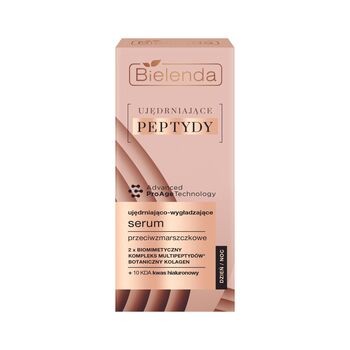 Bielenda Ujędrniające Peptydy, ujędrniająco-wygładzające serum przeciwzmarszczkowe, dzień, noc, 30 ml