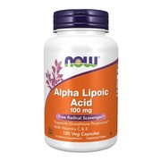 Now Foods Alpha Lipoic Acid z witaminą C i E 100 mg, kapsułki, 120 szt. https://azcdn.doz.pl/image/d/product/3de67c6b-scale-180x180.png