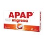Apap migrena, 250 mg + 250 mg + 65 mg, tabletki powlekane, 10 szt.