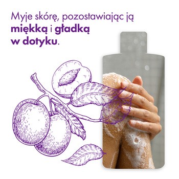Solamor, żel pod prysznic, Plum Chocolate, 500 ml