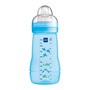 MAM PC Baby Bottle, butelka ze smoczkiem na butelkę 2, 2 m+ średni przepływ, niebieska, 270 ml