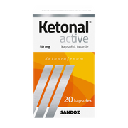 Ketonal Active, 50 mg, kapsułki twarde, 20 szt.