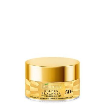 Bielenda Golden Placenta Collagen Reconstructor, liftingująco-ujędrniający krem przeciwzmarszczkowy 50+, 50 ml