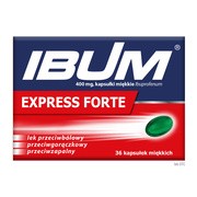 alt Ibum Express Forte, 400 mg, kapsułki miękkie, 36 szt.