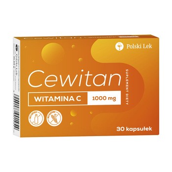 Cewitan Witamina C 1000 mg, kapsułki, 30 szt.
