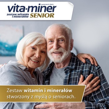 Vita-miner Senior, drażetki dla osób po 50 roku życia, 60 szt.