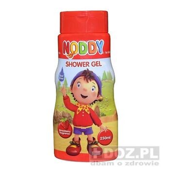 Upex Noddy, żel, pod prysznic, truskawka, 250 ml