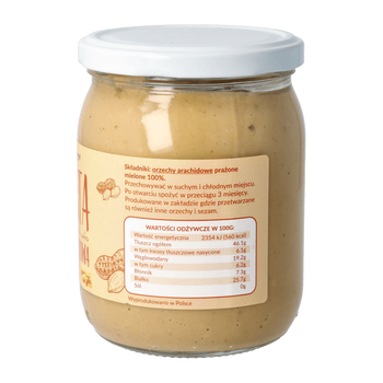 KruKam Pasta Orzechowa Crunchy z kawałkami orzechów 100%, 500 g