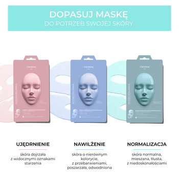 L`Biotica Estetic Clinic Oxy Treatment, napinająco-wygładzająca dermo maska hydrożelowa, 1 szt.