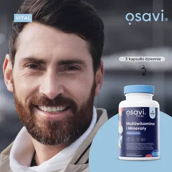 Osavi Multiwitamina i Minerały Mężczyzna, kapsułki twarde, 90 szt.