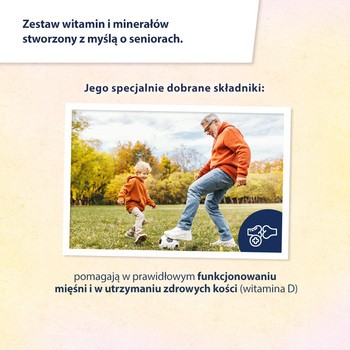 Vita-miner Senior, drażetki dla osób po 50 roku życia, 60 szt.