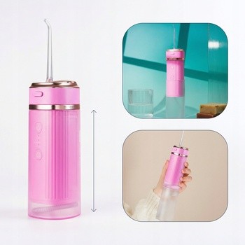 Zent Stream+, bezprzewodowy irygator do zębów, różowy, 1 szt.