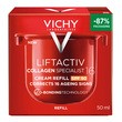 Vichy Liftactiv Collagen Specialist, krem SPF 50 redukujący 16 oznak starzenia, refill, 50 ml