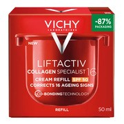 Vichy Liftactiv Collagen Specialist, krem SPF 50 redukujący 16 oznak starzenia, refill, 50 ml