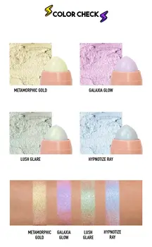J.Cat Beauty 3D Glow Pop Holo Stick, holograficzny rozświetlacz w sztyfcie 102 Galaxia Glow, 5 g