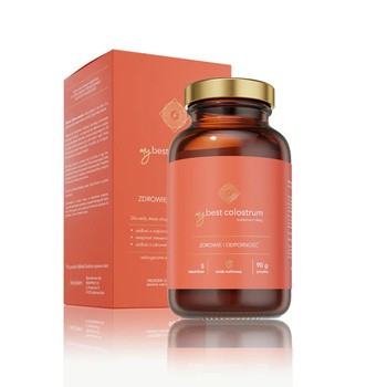 MyBestColostrum, proszek, smak malinowy, 90 g
