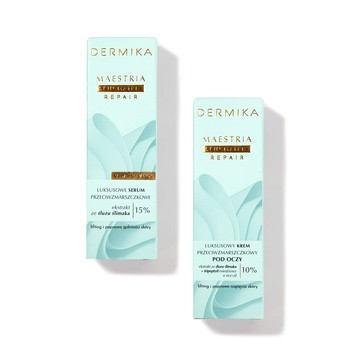 Dermika Maestria Skin Matrix Repair, Luksusowy krem przeciwzmarszczkowy pod oczy, 15 ml