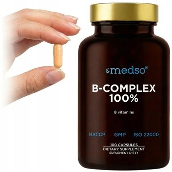 Medso B-Complex 100%, kapsułki, 100 szt.