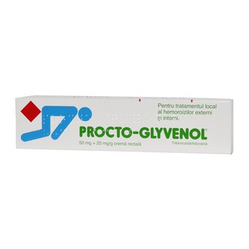 Procto-Glyvenol, krem doodbytniczy, 30 g (import równoległy, Delfarma)
