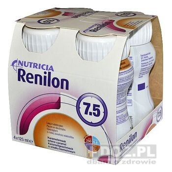 Renilon 7.5, 125 ml, płyn odżywczy, smak karmelowy, 4 szt.