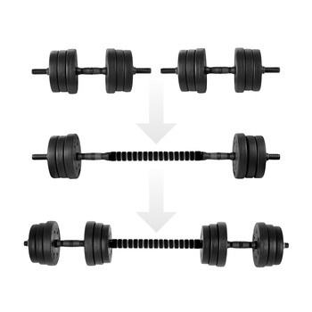 Spokey, Pondus 20, regulowane hantle i sztanga w jednym, 2 x 10 kg