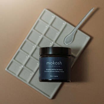 Mokosh aktywny peeling do twarzy, róża z jagodą, 60 ml