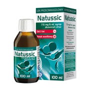 Natussic, 7,5 mg/5 ml, syrop, 100 ml        