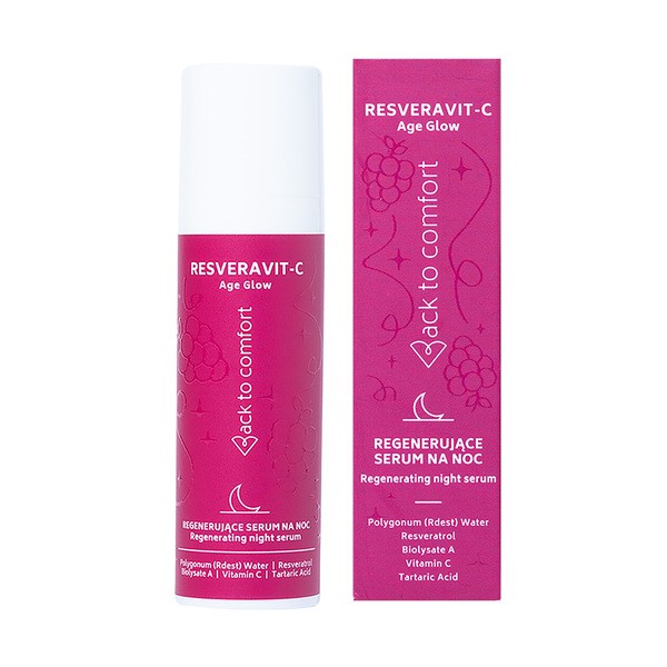 Back to Comfort Back to Comfort Resveravit-C Age Glow, serum regenerierend, für die Nacht, 30 ml — Inhaltsstoffe und Bewertung