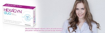 Hexagyn duo, globulki dopochwowe, 10 szt.