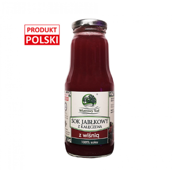 Wiatrowy Sad, sok jabłkowy z wiśnią, 300 ml