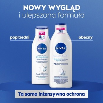 Nivea, błyskawicznie nawilżający balsam do ciała, 400 ml