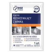 DOZ Med, plaster rozgrzewający z arniką, 1 szt.