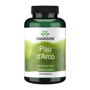 Swanson Pau d'Arco, 500 mg, kapsułki, 100 szt.