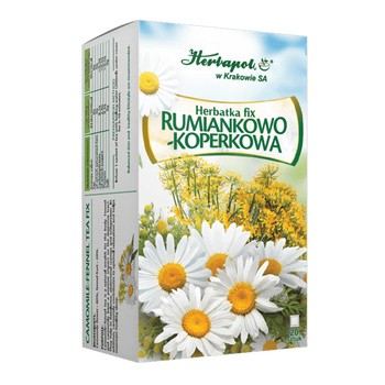 Herbapol Kraków, Herbatka fix rumiankowo-koperkowa, 2 g x 20 szt.