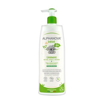 Alphanova Bebe Liniment, organiczna oliwka do mycia dla dzieci, 500 ml