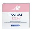 Tantum Rosa, 53,2 mg/g, proszek do sporządzania roztworu dopochwowego, 10 saszetek