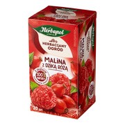 Herbapol Herbaciany Ogród, malina z dziką różą, saszetki, 20 szt.