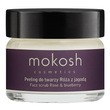 Mokosh, aktywny peeling do twarzy, róża z jagodą, 15 ml