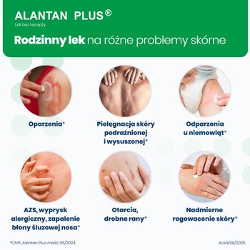 Alantan Plus, (20 mg + 50 mg)/g, maść, 100 g