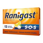 Ranigast S-O-S, tabletki do ssania, 12 szt.