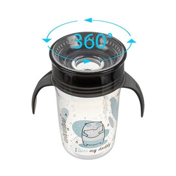 Akuku, kubek niekapek 360°, borsuk, 1 szt.