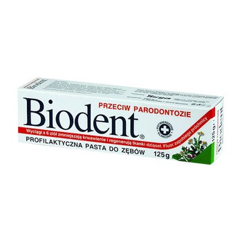 Biodent, pasta przeciw paradontozie, 75 g