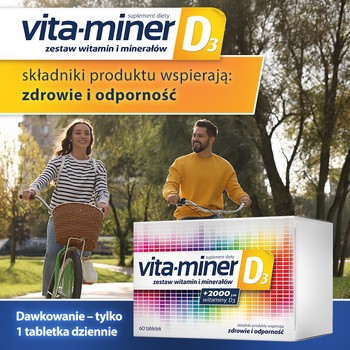 Vita-miner D3, tabletki, 60 szt.
