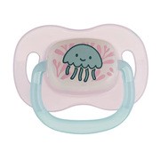 Canpol Babies Love&Sea, smoczek uspokajający, silikonowy okrągły, 0-6 m, różowy, 1 szt. https://azcdn.doz.pl/image/d/product/3824e32a-scale-180x180.png