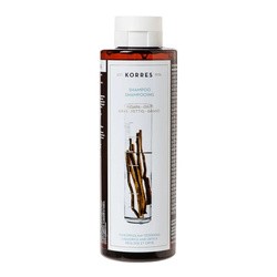 Korres Liquorice & Urtica, szampon z wyciągiem z lukrecji i pokrzywy do włosów przetłuszczających się, 250 ml