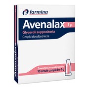 Avenalax (Czopki glicerolowe), 1 g, 10 szt. (Avena) https://azcdn.doz.pl/image/d/product/5225cf2f-scale-180x180.png