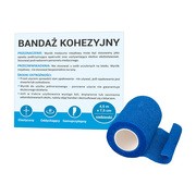 Paso, bandaż kohezyjny, 7,5 cm x 4,5 m, niebieski, 1 szt. https://azcdn.doz.pl/image/d/product/1e1158af-scale-180x180.png